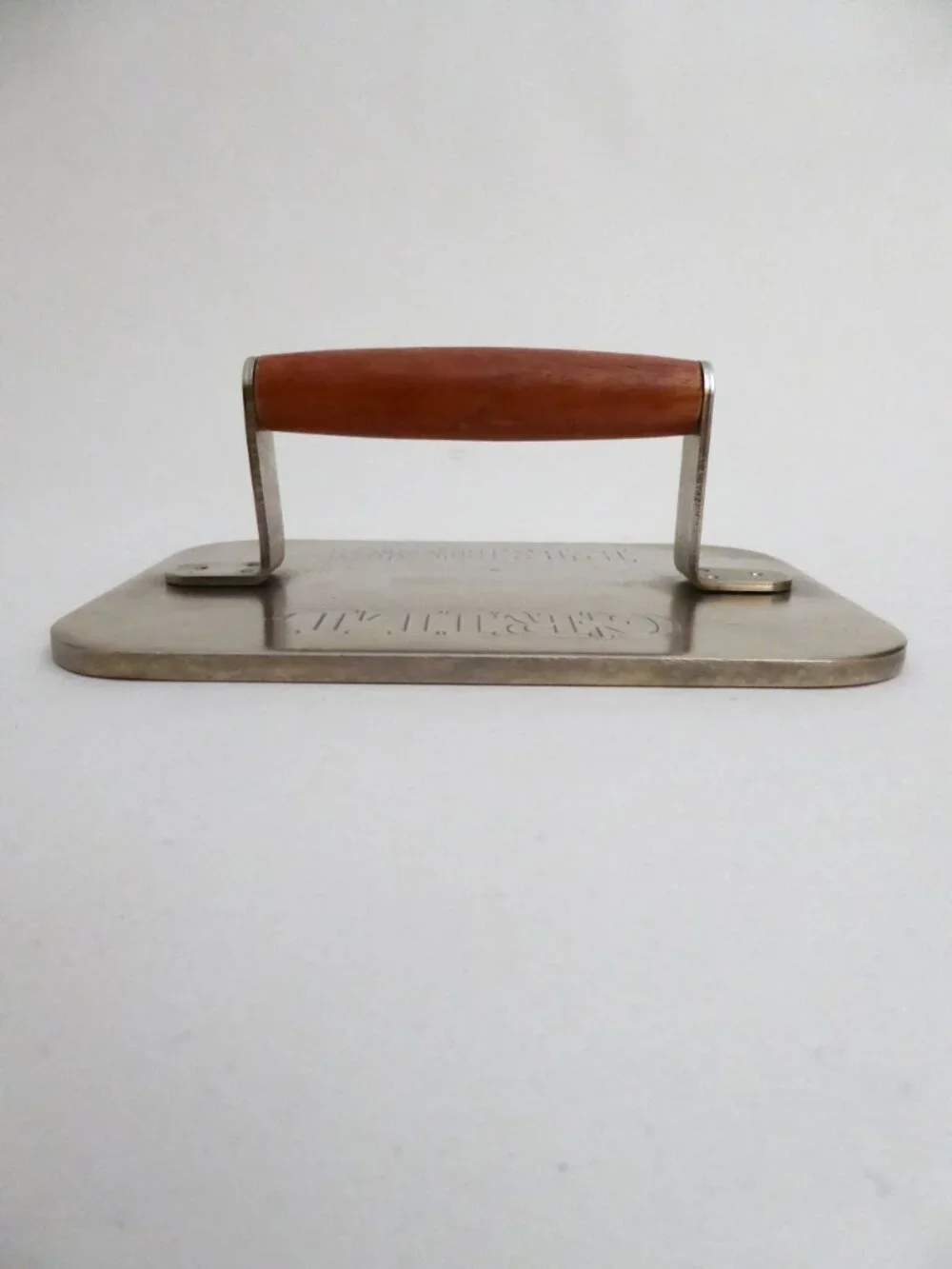 5.5” X 8” WILLIAMS SONOMA GRILL PRESS SOLID STAINLESS STEEL PRE-OWNED